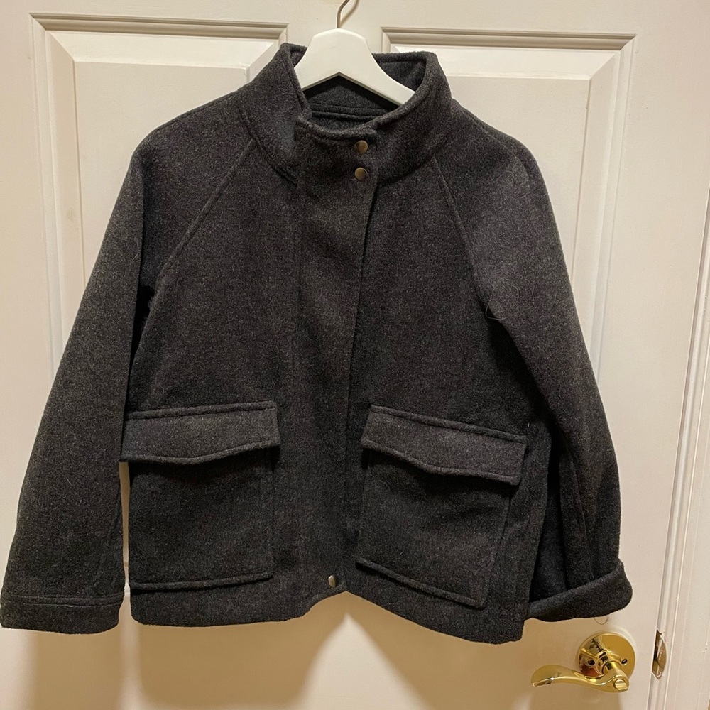 Stylish Dark Gray Banana Republic Jacket